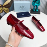 Prada Patent Leather Mary Jane Ballerinas - Image 5