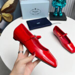 Prada Patent Leather Mary Jane Ballerinas - Image 5