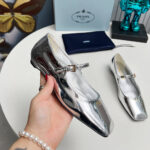 Prada Patent Leather Mary Jane Ballerinas - Image 5