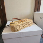 CELINE TEEN CELINE LOLA IN RAFFIA EFFECT TEXTILE(HIGH-END GRADE) - Image 5