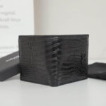YSL tiny cassandre wallet in crocodile embossed matte leather - Image 5