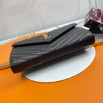 YSL classic cassandre chain wallet in grain de poudre leather - Image 5