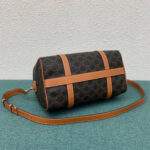 CELINE Large Boston IN Triomphe Canvas and calfskin - Image 5