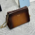 Prada Enchaine mini leather bag(HIGH-END GRADE) - Image 5