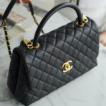 Chanel Large Flap Bag With Top Handle(HIGH-END GRADE) - Image 5
