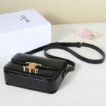 Celine TEEN TRIOMPHE BAG IN shiny calfskin(HIGH-END GRADE) - Image 5