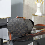 BACKPACK CELINE BONNIE IN Triomphe Canvas and calfskin - Image 5