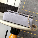 CHANEL Suede Classic Double Flap Handbag(HIGH-END GRADE) - Image 5