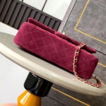 CHANEL Suede Classic Double Flap Handbag(HIGH-END GRADE) - Image 5