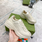 Gucci Rhyton Leather Sneakers - Image 5