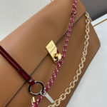 Prada Soft Sound large leather shoulder bag with charms(high-end grade) - Image 5