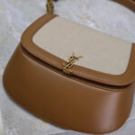 YSL Mini VOLTAIRE top handle bag in canvas - Image 5