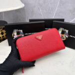 Prada Large Saffiano Leather Wallet - Image 5