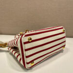 Prada Jardinière striped cotton canvas mini-bag - Image 5