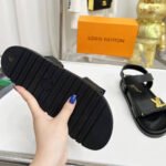 LV Sunset Comfort Flat Sandal - Image 6