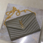 YSL cassandre chain wallet in lambskin - Image 6