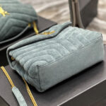 LOULOU SMALL CHAIN BAG IN “Y” QUILTED SUEDE - Image 6