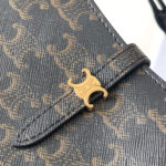 Celine TINA SHOULDER BAG IN Triomphe canvas - Image 6