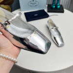 Prada Patent Leather Mary Jane Ballerinas - Image 6