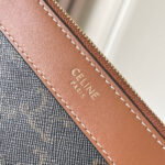 Celine SOFT SHOPPER BAG IN Triomphe Canvas and Calfskin - Image 6
