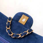 CHANEL Suede Classic Double Flap Handbag(HIGH-END GRADE) - Image 6