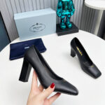 Prada Leather Pumps 85 mm - Image 6
