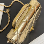 CHANEL Mini Flap Bag with Top Handle(high-end grade) - Image 6