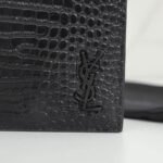 YSL tiny cassandre wallet in crocodile embossed matte leather - Image 6