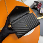 YSL classic cassandre chain wallet in grain de poudre leather - Image 6