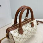 CELINE Small Boston IN Triomphe Canvas and calfskin - Image 6