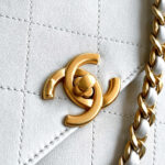 Chanel Large Flap Bag With Top Handle(HIGH-END GRADE) - Image 6