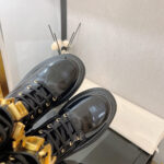 FENDI Fendigraphy logo-plaque leather boots - Image 6