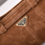 Prada Medium suede handbag(high-end grade) - Image 6