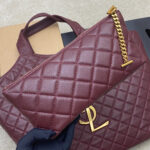 YSL ICARE MAXI SHOPPING BAG IN QUILTED LAMBSKIN(HIGH-END GRADE) - Image 6