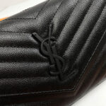 YSL classic cassandre chain wallet in grain de poudre leather - Image 6