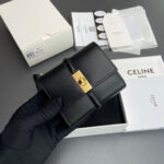 CELINE 16 Small Wallet in Shiny Calf Leather - Image 6