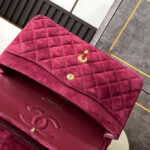 CHANEL Suede Classic Double Flap Handbag(HIGH-END GRADE) - Image 6