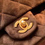 CHANEL Suede Classic Double Flap Handbag(HIGH-END GRADE) - Image 6