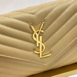 YSL classic cassandre chain wallet in grain de poudre leather - Image 6