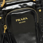 Prada Dangle medium leather top-handle bag(HIGH-END GRADE) - Image 6