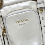 Prada Dangle medium leather top-handle bag(HIGH-END GRADE) - Image 6