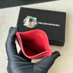 Prada Saffiano Leather Card Holder - Image 6