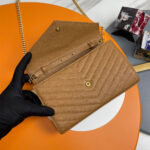 YSL classic cassandre chain wallet in grain de poudre leather - Image 6