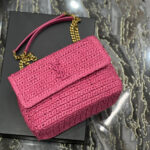 SAINT LAURENT NIKI CHAIN MEDIUM IN RAFFIA(HIGH-END GRADE) - Image 6