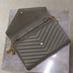 YSL cassandre chain wallet in lambskin - Image 7