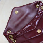 YSL PUFFER small in shinny leather bag(HIGH-END GRADE) - Image 7