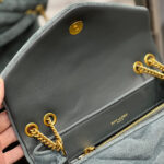 LOULOU SMALL CHAIN BAG IN “Y” QUILTED SUEDE - Image 7