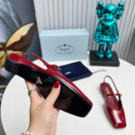 Prada Patent Leather Slingback Ballerinas - Image 7