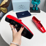 Prada Patent Leather Mary Jane Ballerinas - Image 7
