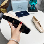 Prada Patent Leather Mary Jane Ballerinas - Image 7